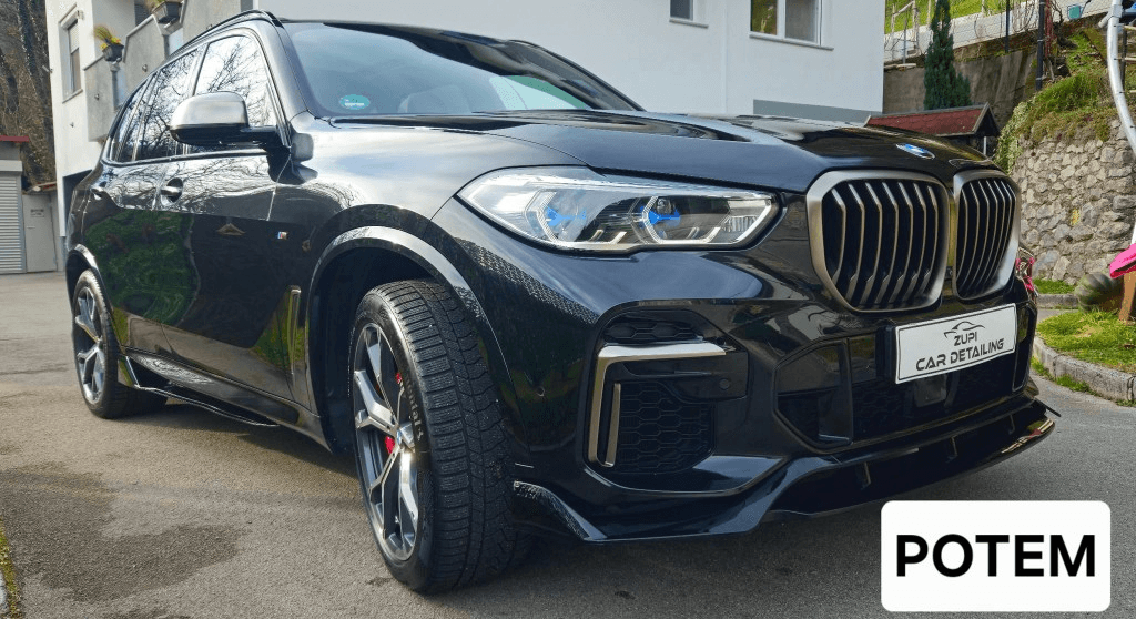 BMW X5 M50i spredaj po obdelavi