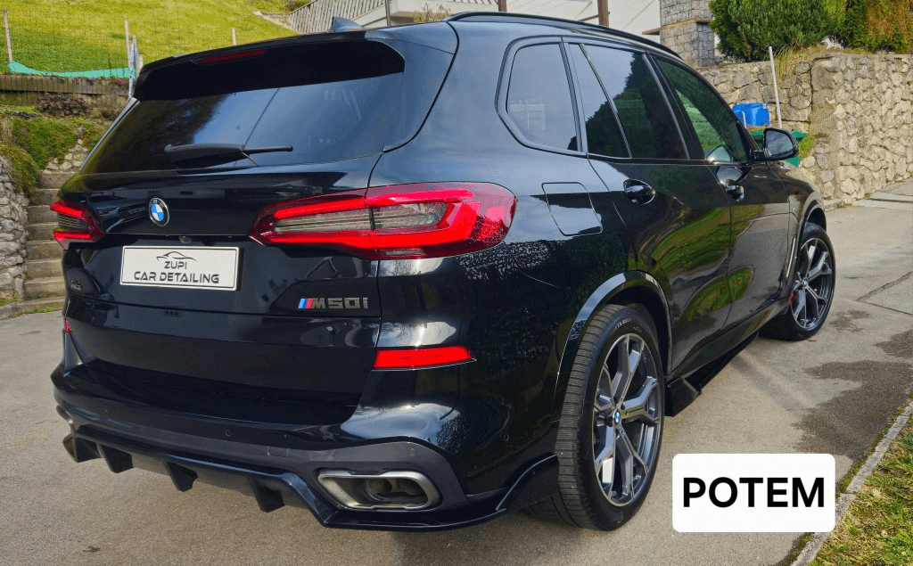 BMW X5 M50i zadaj po obdelavi