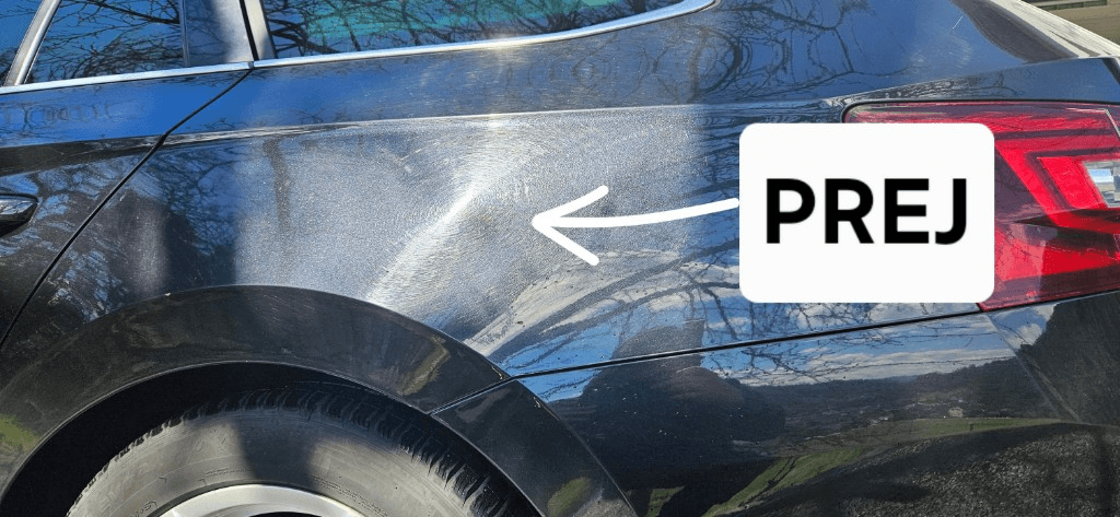 Škoda Superb Combi zadaj po poliranju